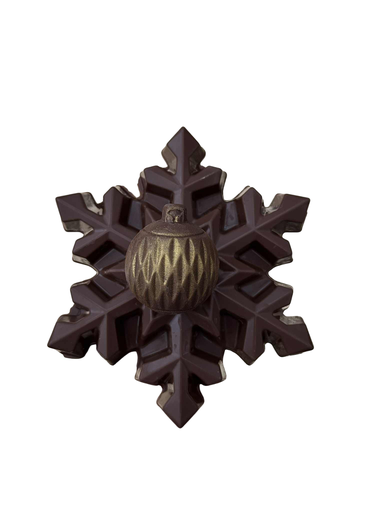 Flocon de Noël praliné noisettes